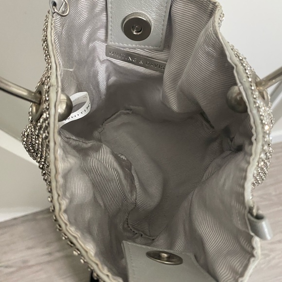 Whiting & Davis Solier Ruffle Bucket Bag - Picture 12 of 12